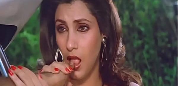  Sexy Indian Actress Dimple Kapadia Sucking Thumb lustfully Like Cock
